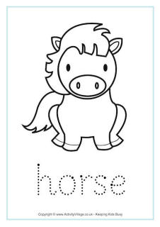 Chinese Zodiac Animal Tracing Worksheets