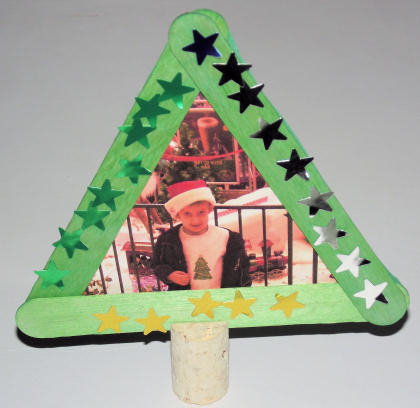 Christmas tree photo frame