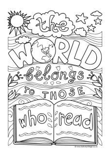 Quotation Colouring Pages