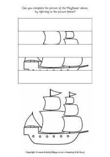 Complete the Thanksgiving Picture Puzzles