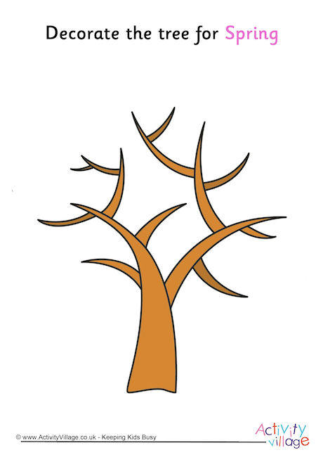 Decorate the Tree for Spring