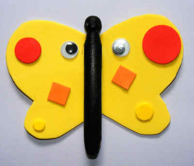Dolly peg butterfly craft for kids