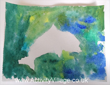 Dolphin Watercolour