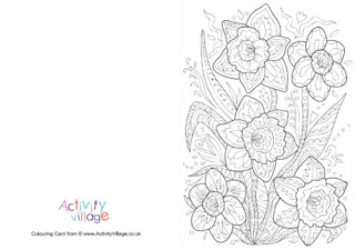 Doodly Colouring Cards