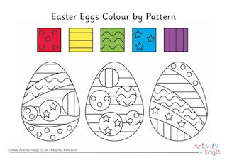Easter Colour by Pattern
