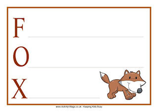 Fox Printables