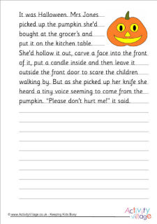 Halloween Story Starters