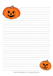 xHalloween Writing Paperxx