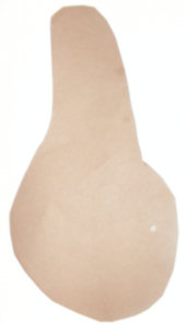 Handprint turkey step 1