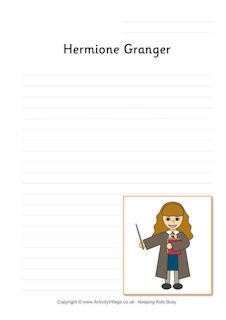 Harry Potter Writing Pages
