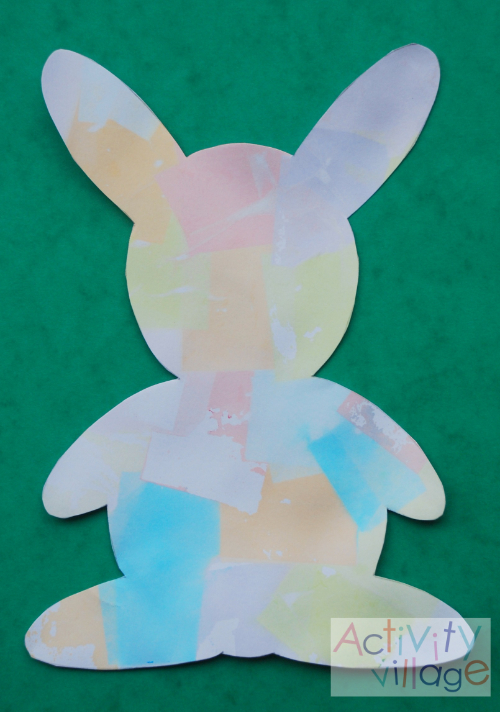 Bleading tissue paper craft