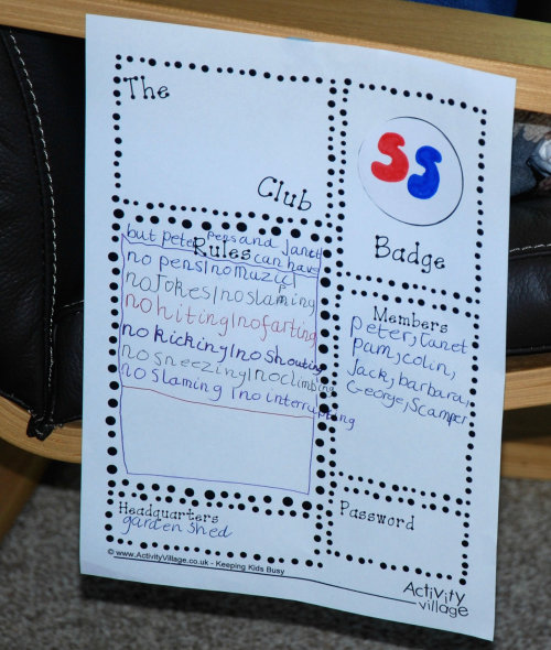 Secret Seven information sheet