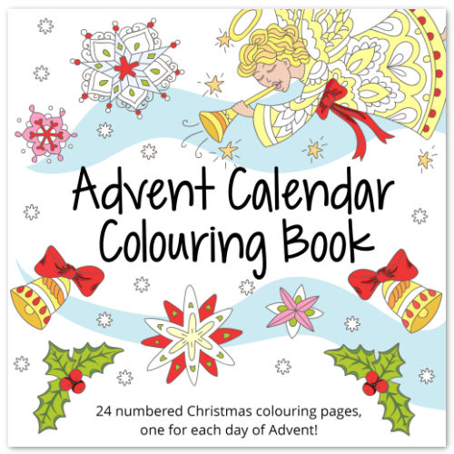 Advent Calendar Colouring Book