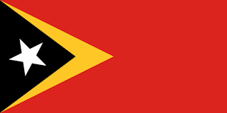 Flag of East Timor or Timor-Leste
