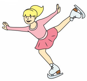 Figure skating file folder game