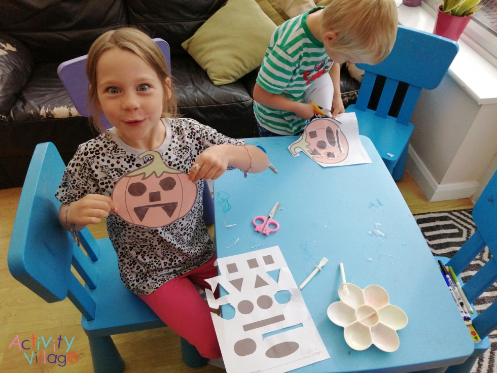 Designing the pumpkins - one done!