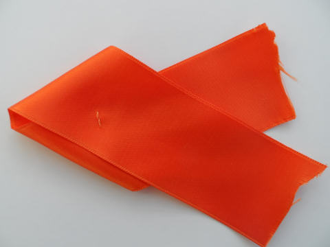 Close up of ribbon fish brooch