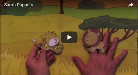 Sam's puppets - leaving Activity Village