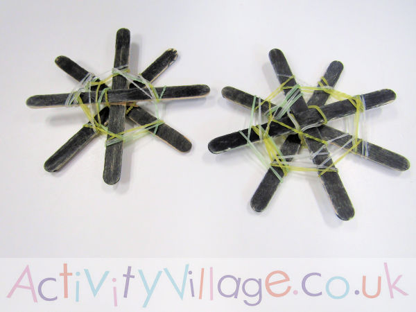 Woven webs with loom bands