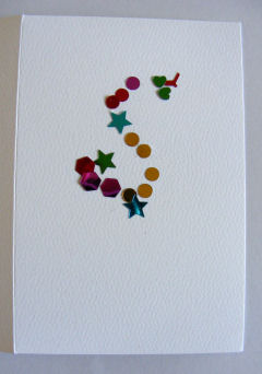 Initial Christmas Card