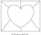Jigsaw cutting guides - rectangle - hearts