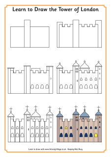 Learn to draw the Tower of London