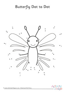 Minibeast Dot to Dots