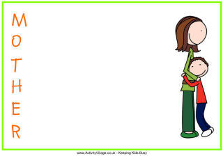 Mother's Day Acrostic Poem Printables