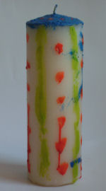 painted candle craft for kids