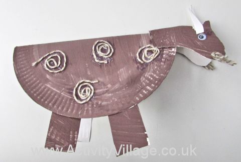 Paper Plate Goat