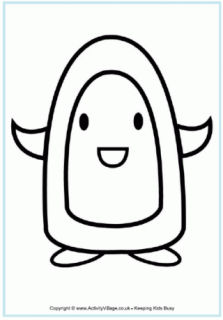 Penguin Colouring Pages