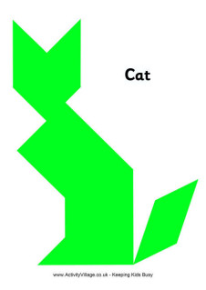 Pet Animal Tangram Puzzles