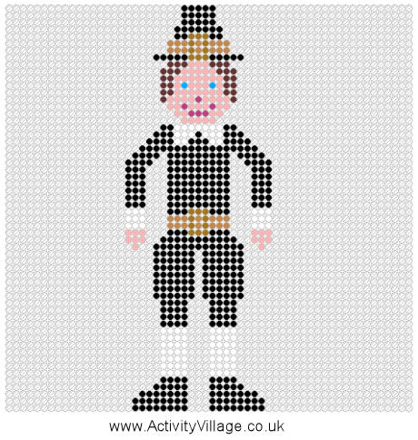 Pilgrim Boy Fuse Bead Pattern