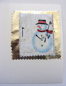 Ribbon picture card
