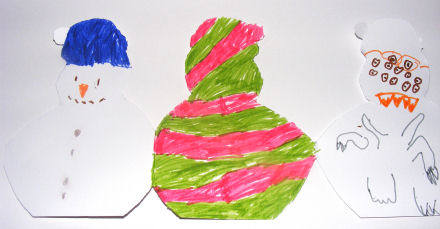 More snowmen - including "monster snowman"!