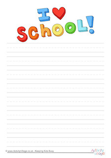 School Writing Paper