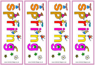 Spring Bookmarks