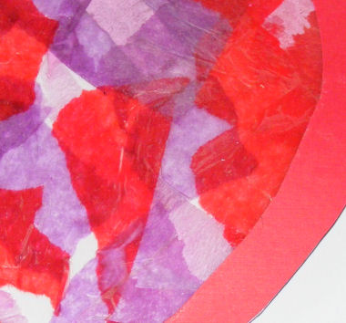Suncatcher heart - detail