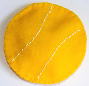 Tennis ball bean bag