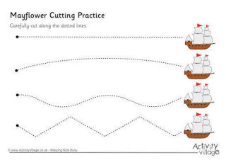 Thanksgiving Scissor Skills