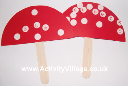 Toadstool labels