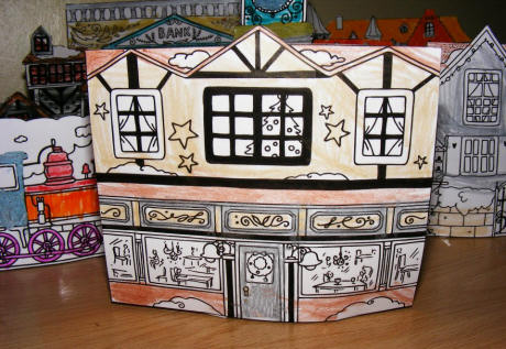Christmas Village on display