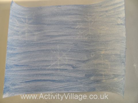 Wax Resist Snowflakes
