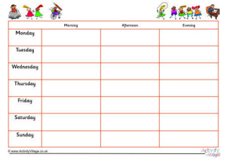 Weekly Home Education Schedules